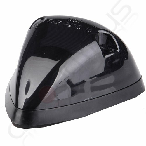 5x Smoke 264141BK Cab Clearance Light Covers w/Base Housing for 9498