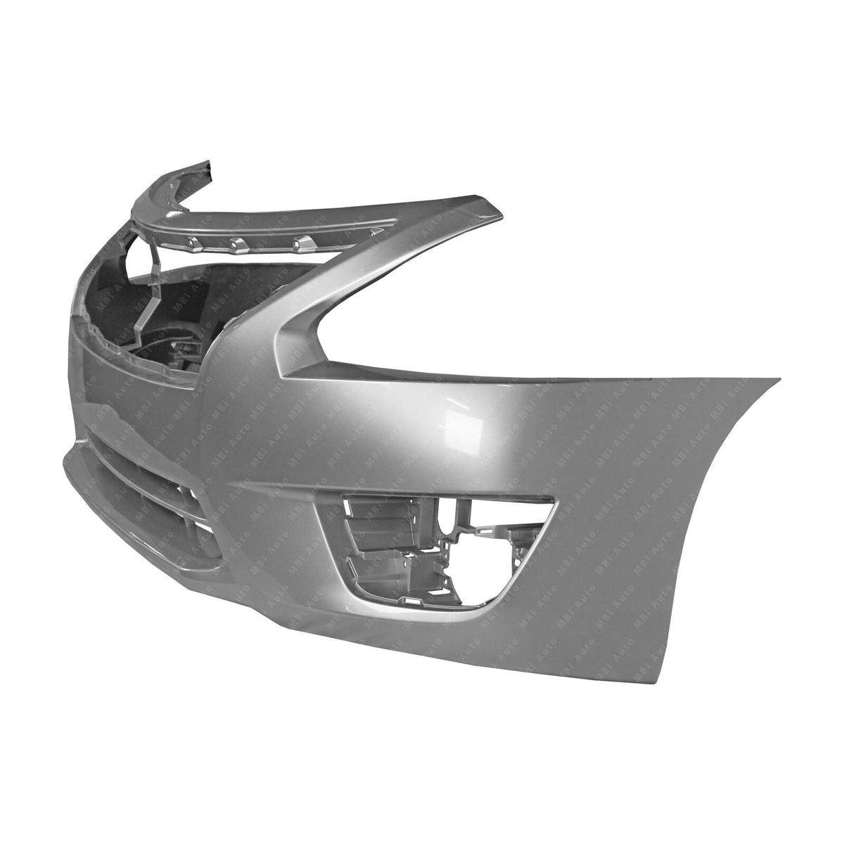 OEM Painted Front Bumper For 16-18 Nissan Altima - Brilliant Silver (K23), 620229HS0H