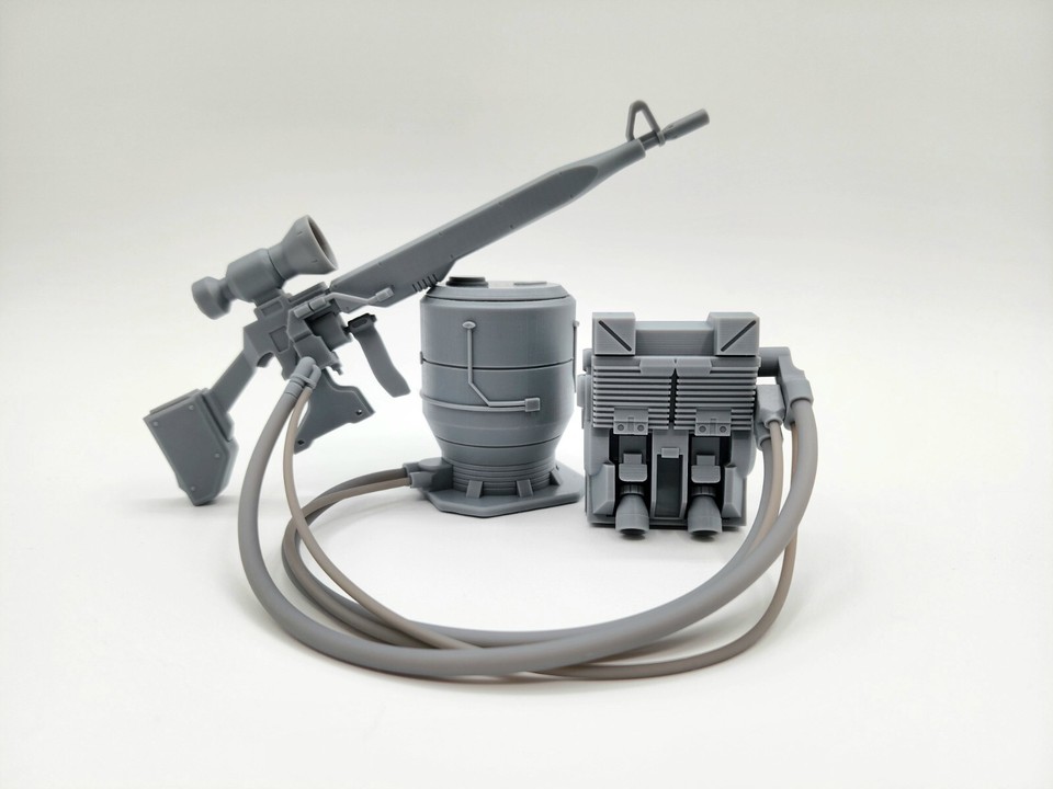 GM Sniper Beam Rifle and Generator (Resin Conversion Kit - HG, MG Scale ...