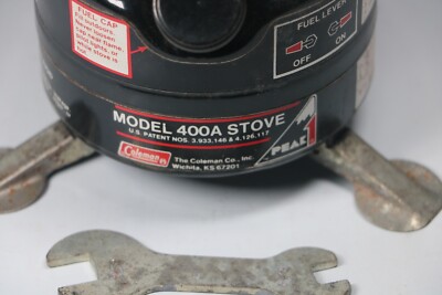 Vintage Coleman Peak 1 Lightweight Backpack Stove Model 400A Dated