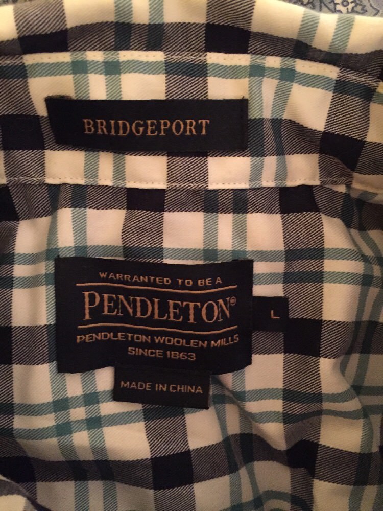 Pendleton Bridgeport Men's Button Front Plaid Shi… - image 5