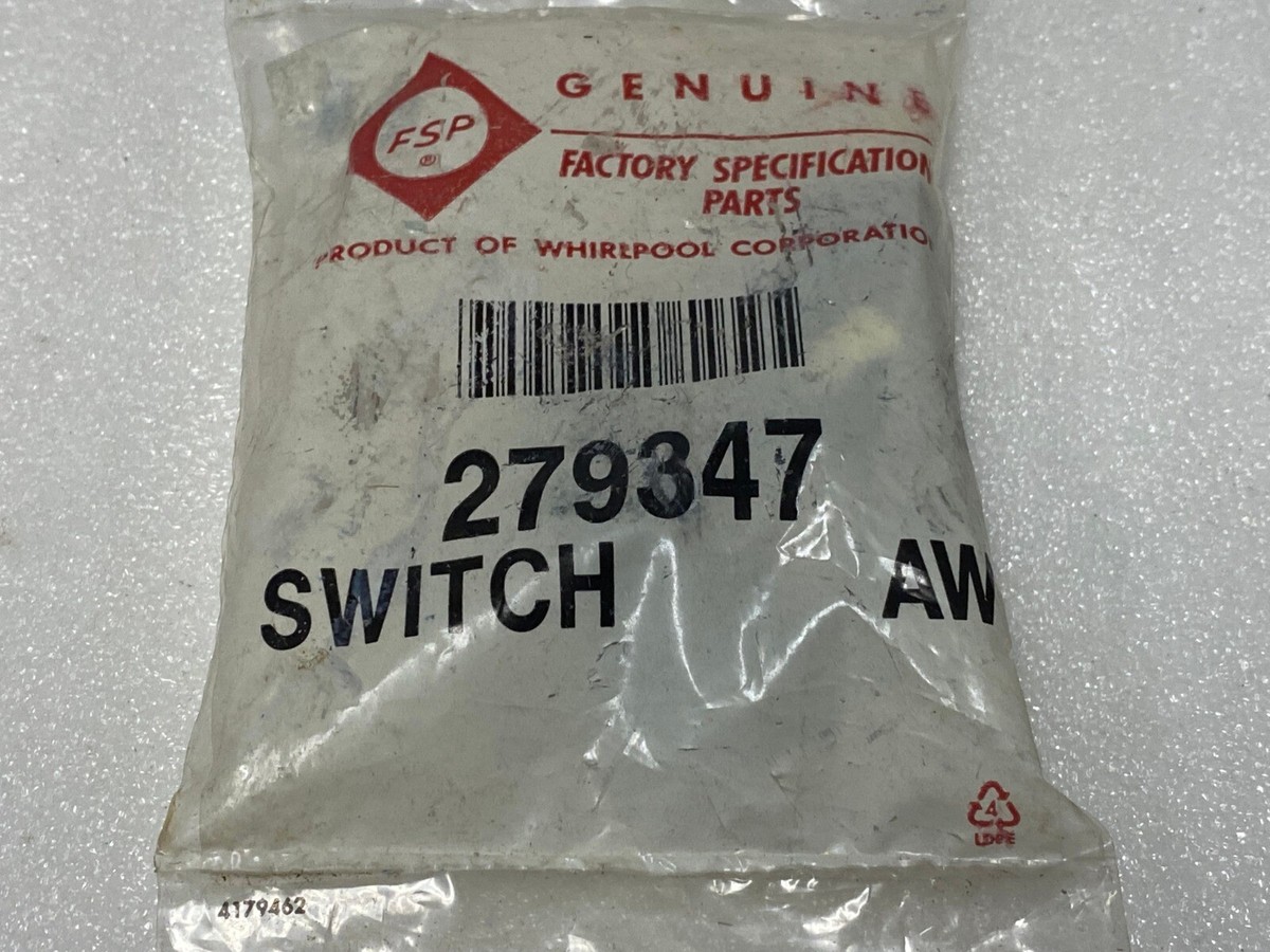 NEW Genuine OEM Whirlpool Laundry Appliance Door Switch 279347 | eBay