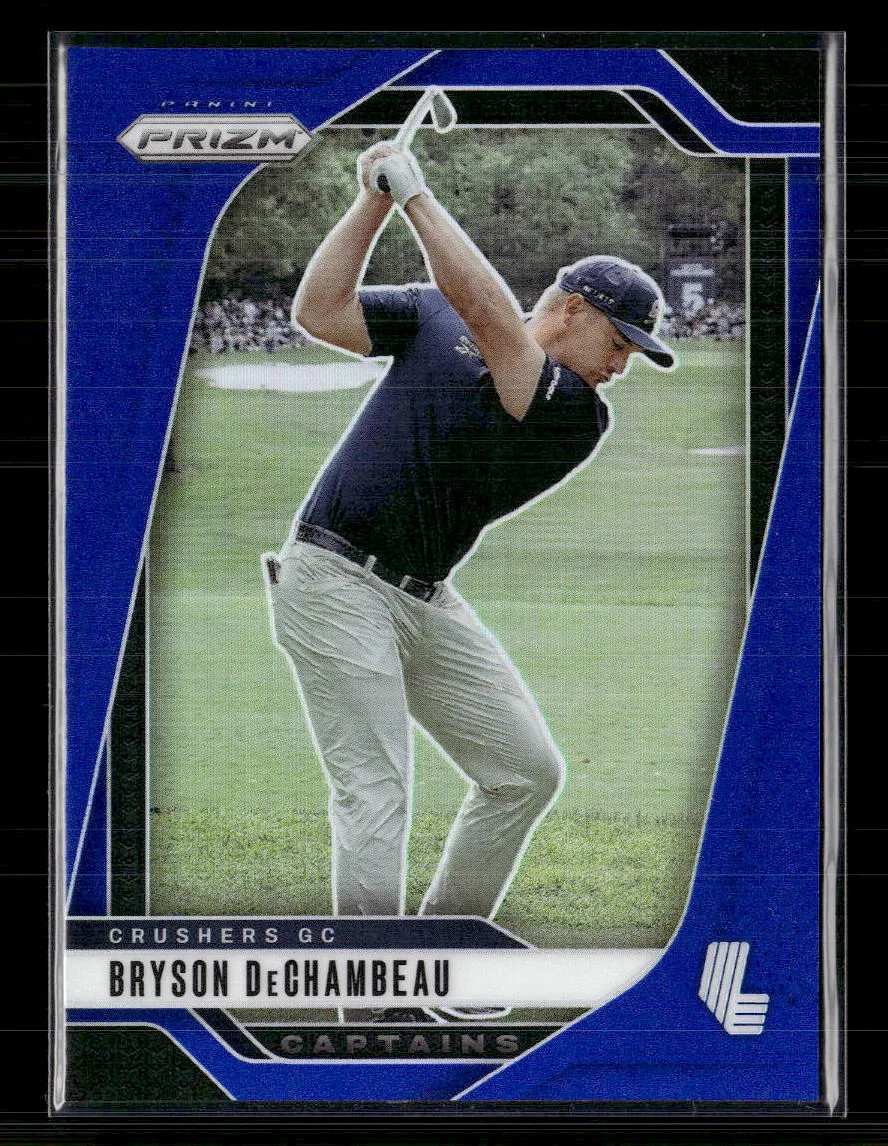 2025 Panini Prizm LIV Golf Bryson DeChambeau #70 Blue 38/99