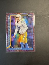 2025 Topps Chrome Football Cameron Dicker #162 Pigskin Refractor