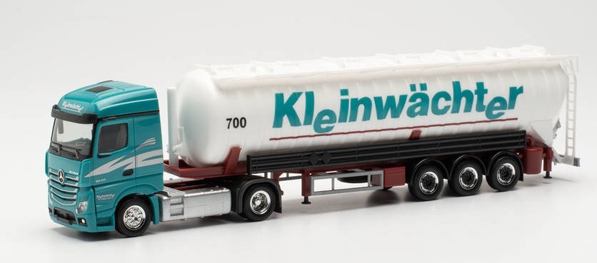 Miniature Herpa Mercedes Actros 18 Streamspace pour diorama de fret routier et train HO