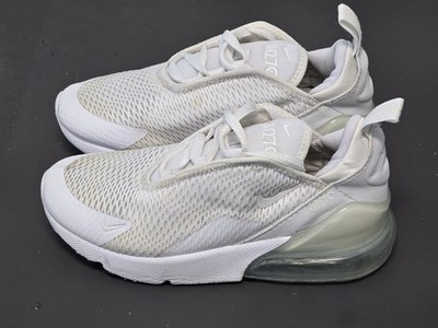 Nike Air Max 270 White Youth Size 13C A02372-103 Athletic Shoes