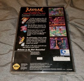 Rayman (Sega Saturn, 1995) - Case and Manual Only - NO DISC