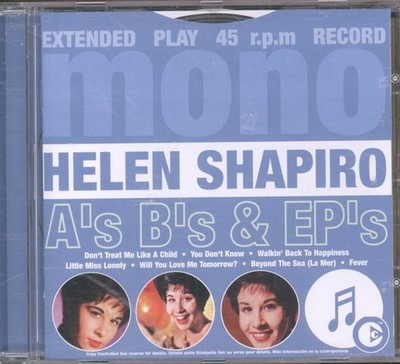 Helen Shapiro A's B's & Ep's CD Europe Emi Gold 2003 copy protected CD