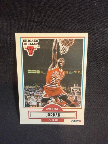 Fleer 1990-91 Michael Jordan #26 Chicago Bulls Base Set Basketball Card