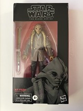 STAR WARS BLACK SERIES KIT FISTO NEW HASBRO ACTION FIGURE MINOR WEAR ON BOX