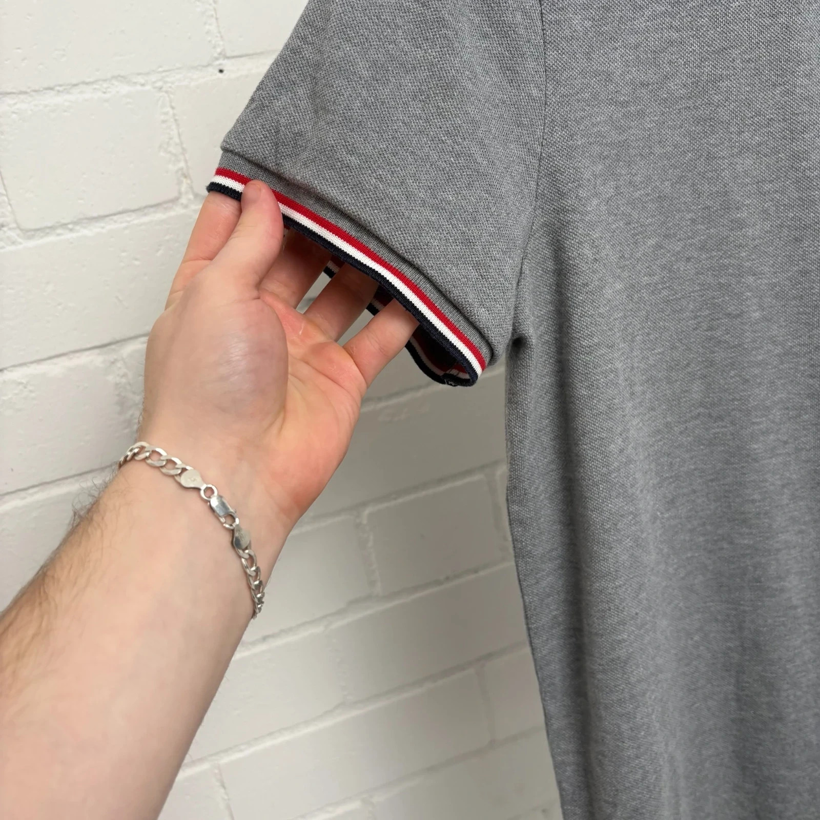 Moncler Grey Polo Shirt image 2
