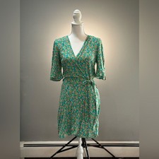SALE! Teal As U Wish Floral Wrap Dress Size M Juniors NWT