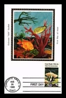 DR JIM STAMPS US CARD CORAL REEFS CHALICE CORAL FIRST DAY ISSUE COLORANO SILK