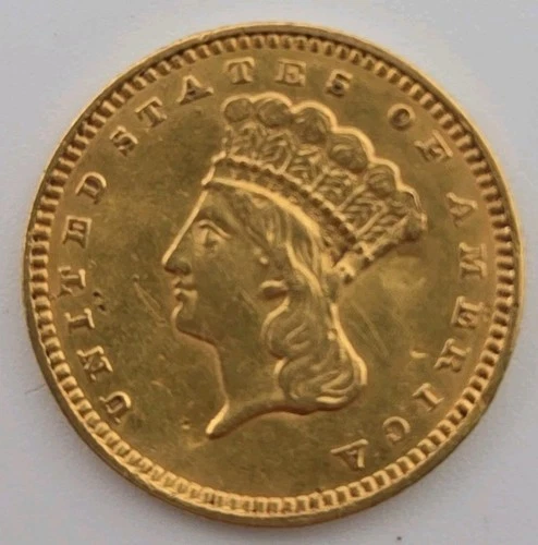 1862-P Gold Dollar — photo from the most recent tracked eBay sale