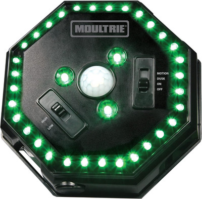 Moultrie Feeder Hog Light - 35 Green Leds, 30-Foot Illumination, Motion/Dusk/Man