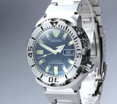 [Near MINT] Black Monster SEIKO SKX779 7S26-0350 SCUBA Diver's 200m From JAPAN