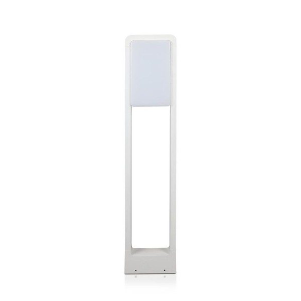 Stehleuchte AußEnbereich Led Wegelampe Standleuchte Aluminium Weiß IP65 H 80 Cm-image