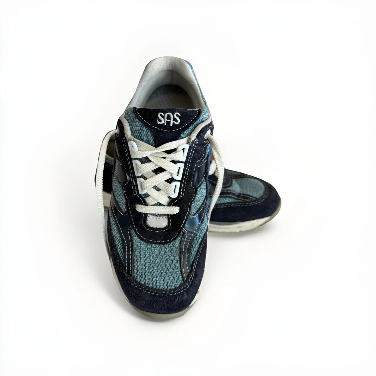 SAS Women\'s Sneakers Black Blue Suede Walking 9.5 Casual Comfort Shoes SAS Suede Comfort Shoes for Women for sale | eBay main image 2