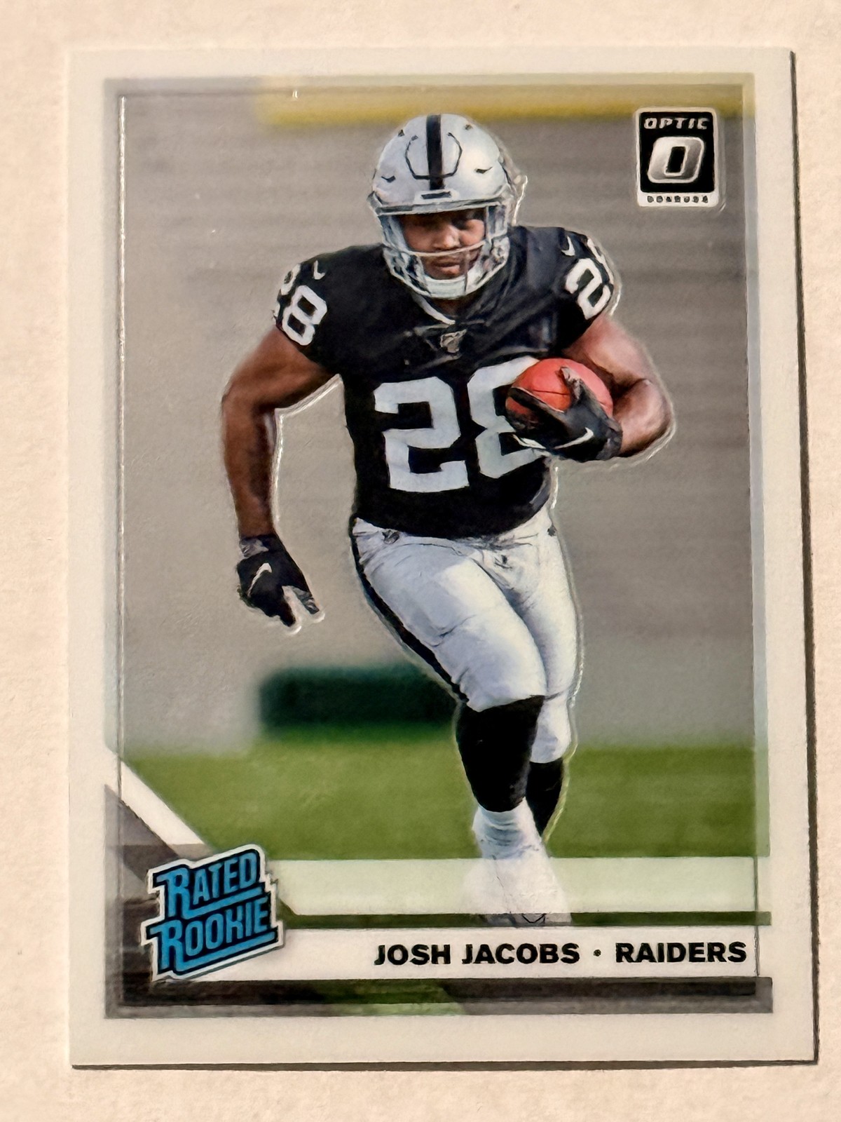 2019 Panini Donruss Optic - Rated Rookie Josh Jacobs #158 (RC)