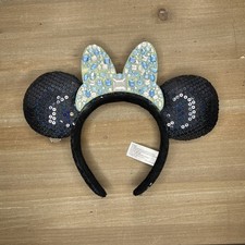 Disney Minnie Mouse Jeweled Bow Ears Headband One Size
