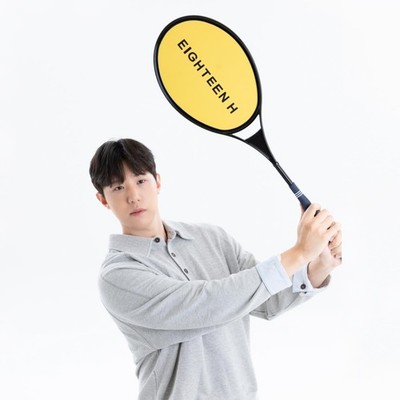 EIGHTEEN H Distance Racket Golf Swing Trainer Racket-Shaped Square Alignment ...