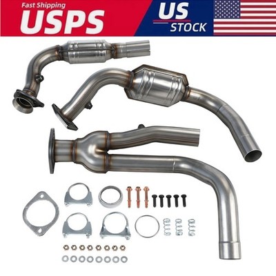 OBDII Compliant Catalytic Converter Y Pipe For 02-06 Escalade Avalanche 5.3L V8