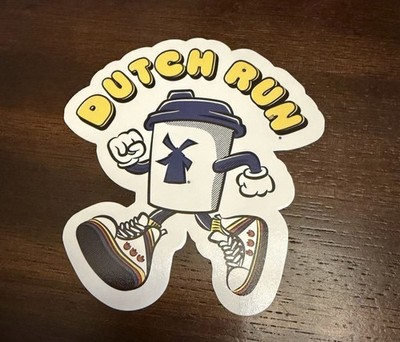 DUTCH Bros GRAND Opening STICKER Collectible LIMITED! Coffee CUP Run