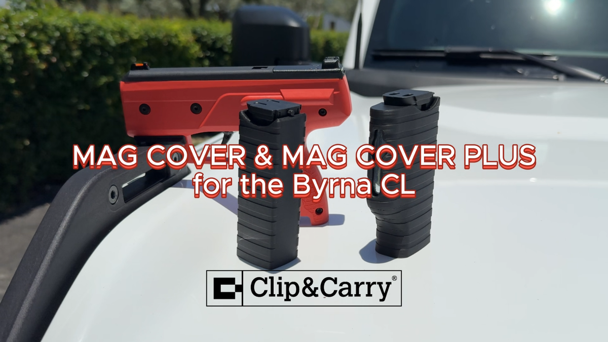 Magazine Protector Cover & Plus+ Holds mags and CO2 for the Byrna