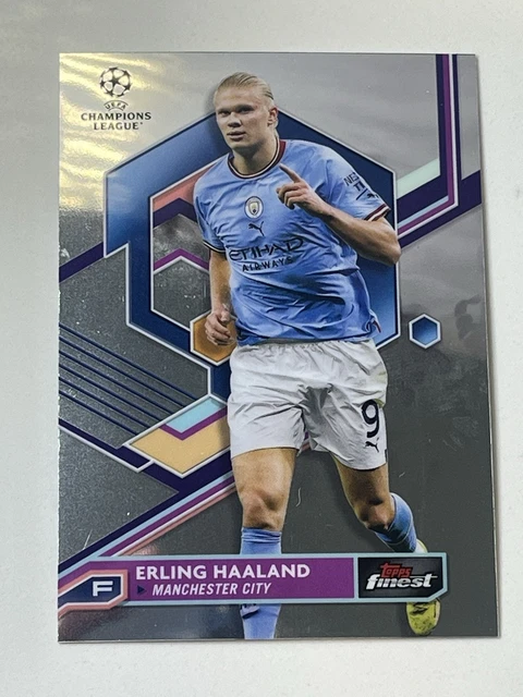 ERLING HAALAND 2022-23 Topps Finest UEFA Club Competitions #9 Norway - “NM/MT”