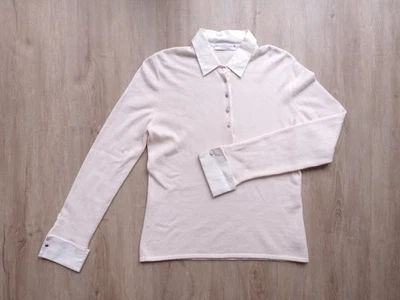 BRUNELLO CUCINELLO Cashmere Pullover Gr.L rosa Knopfleiste 100% Kaschmir - Bild 1 von 4