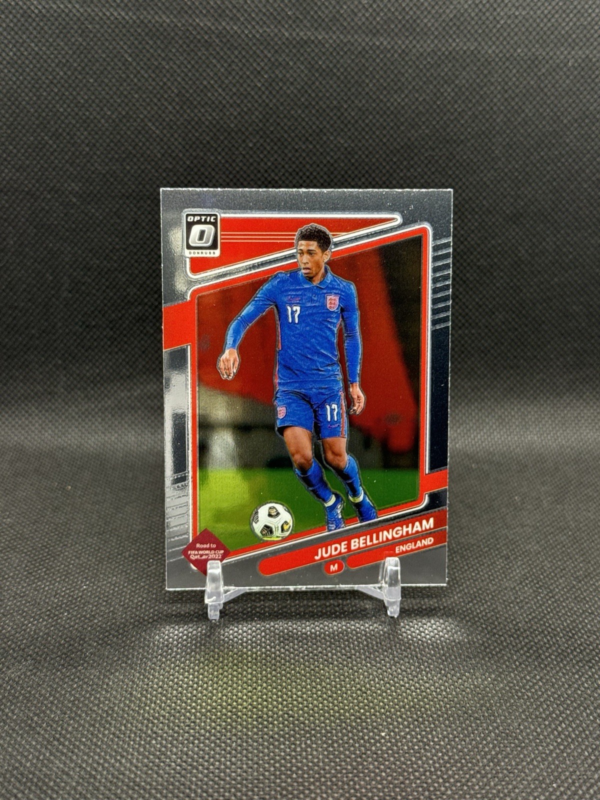2021-22 Donruss Optic Holo Prizm FIFA World Cup #48 Jude Bellingham England
