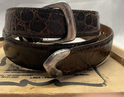 小物 POLO RALPH LAUREN MENS CROCODILE BELT30' Ralph Lauren Alligator In Men's Belts for sale - eBay
