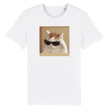 Cat Wearing Sunglasses Funny Meme T-Shirt