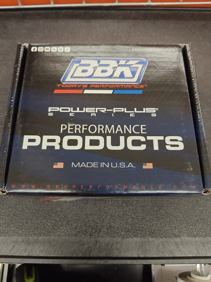 Placa espaciadora cuerpo acelerador EGR Power+ 65 mm BBK 1518 para Mustang 86-93 5,0 LX GT Foto 2 de 4