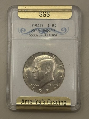 1984-D Kennedy Half Dollar 50c US Coin Clad Uncirculated UNC Denver Mint
