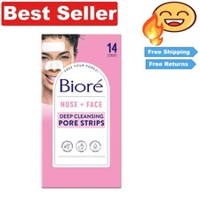 Patented C-Bond Blackhead Strips - Deep Pore Cleansing, 14 Count for Smooth Skin