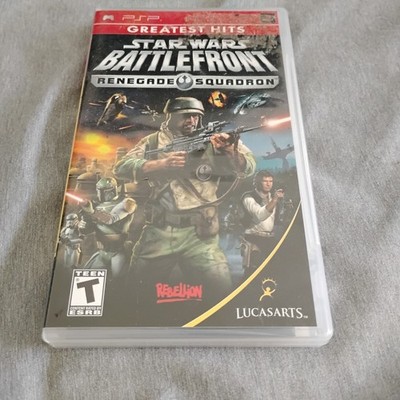 Star Wars Battlefront Renegade Squadron PSP Case And Manual Only
