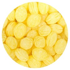 Claeys Sanded Lemon Drops, 2 Pound Bulk Bag Approx 144 Pieces , Hard Sour Ca...