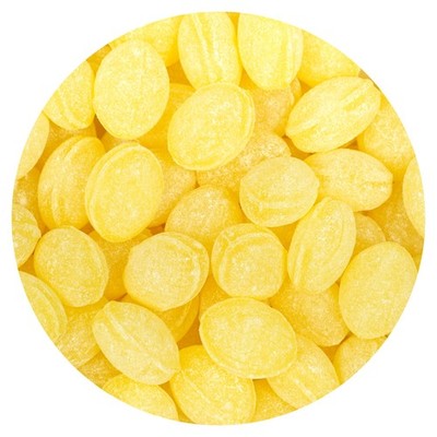 Claeys Sanded Lemon Drops, 2 Pound Bulk Bag (Approx 144 Pieces), Hard Sour Ca...