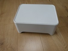 IKEA MARCUS ARVONEN PET-2 WEISS TRITTHOCKER 22 X 31 X 14 cm #460