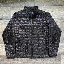 Patagonia Women's 2XL Puffer Jacket Nano Puff Black Quilted Insulated Primaloft