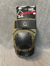 NOS Pro-Tec Park Elbow Pads Army Green Skate Skateboarding safety