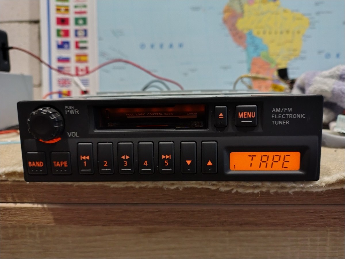 OEM Nissan Clarion PN-1757L Cassette Player In Dash Receiver Fully