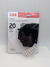 Disyuntor ABB (GE) THQL1120AF2A 20 amperios 1 polo combinación CAFCI (caja abierta)