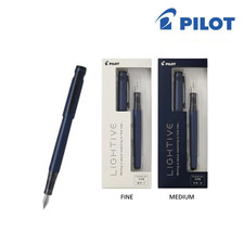 Pilot LIGHTIVE Fountain Pen Japanese Lightweight Fine Medium Nib 6 Colors