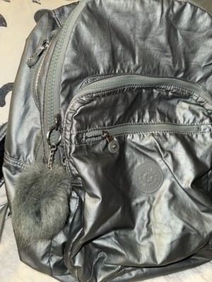 kipling Basic Plus Seoul Backpack Rucksack Tasche Metallic Glow Beige