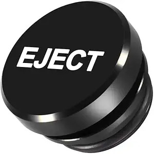 Dustproof Plug Cover for Standard 12V Cigarette Lighter, Ca Color: Black/Eject