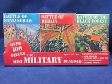 Vintage 1983 Military Playset HO Scale Army Men Multi-Toys Sealed Hong Kong