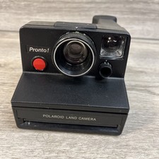 Vintage POLAROID Pronto Instant Film Land Camera w/Strap Made in USA