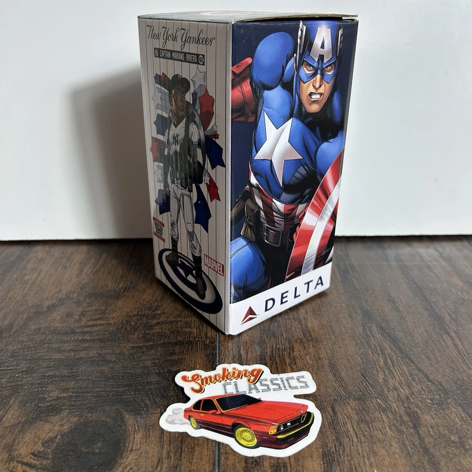 Mariano Rivera New York Yankees SGA 7/12/19 Captain America Bobblehead NIB - Image 3 of 4